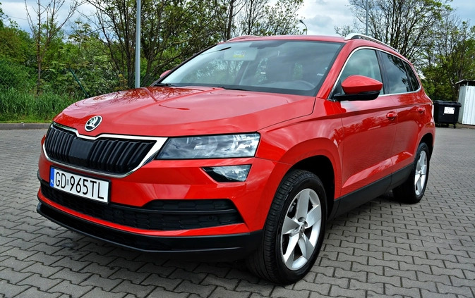 Skoda Karoq cena 82900 przebieg: 109000, rok produkcji 2019 z Dukla małe 407